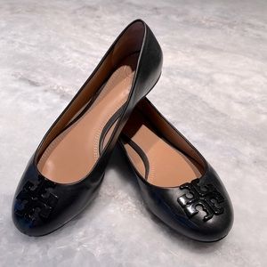 Tory Burch Lowell 2 Ballet Flats Black size 8.5